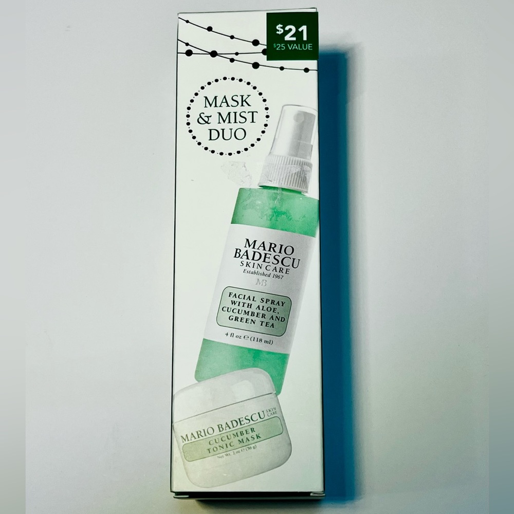 NEW Mario Badescu Mask + Mist Duo Set